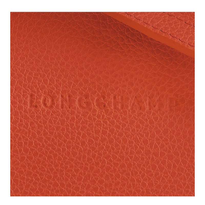 Longchamp Le FOULONNÉ S Crossbody Veske Dame Oransje Norge | 10138021685