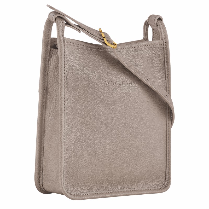 Longchamp Le FOULONNÉ S Crossbody Veske Dame Grå Norge | 10138021P55