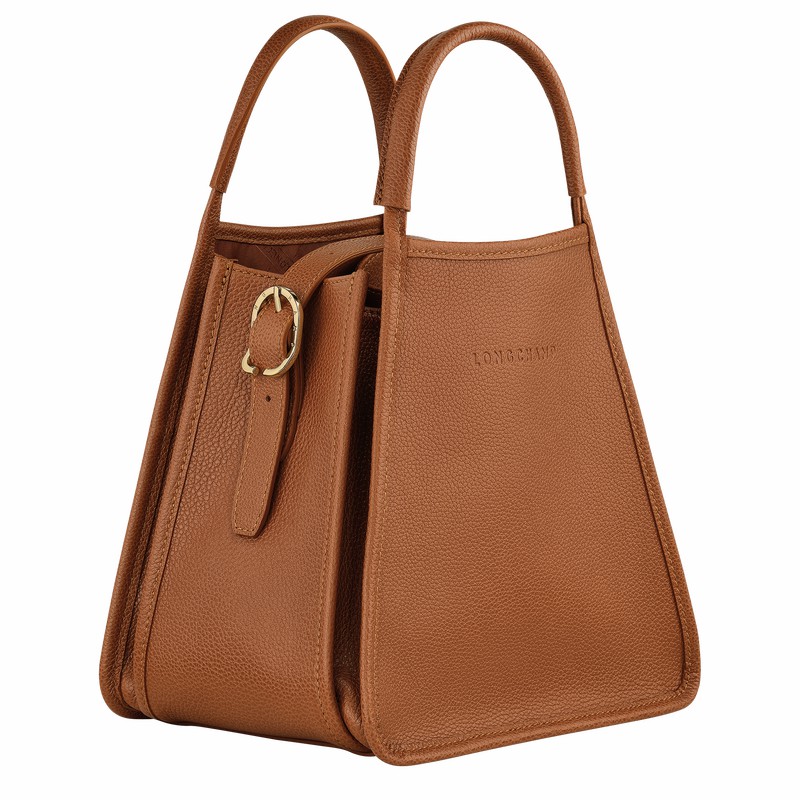 Longchamp Le FOULONNÉ S Håndveske Dame Caramel Norge | 10233021121