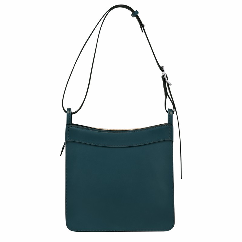 Longchamp Le FOULONNÉ S Hobo Veske Dame Blå Norge | 10272HFI806