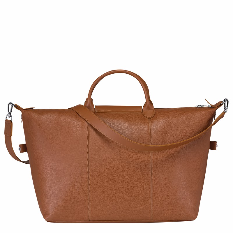 Longchamp Le FOULONNÉ S Reiseveske Dame Caramel Norge | L1624021F72