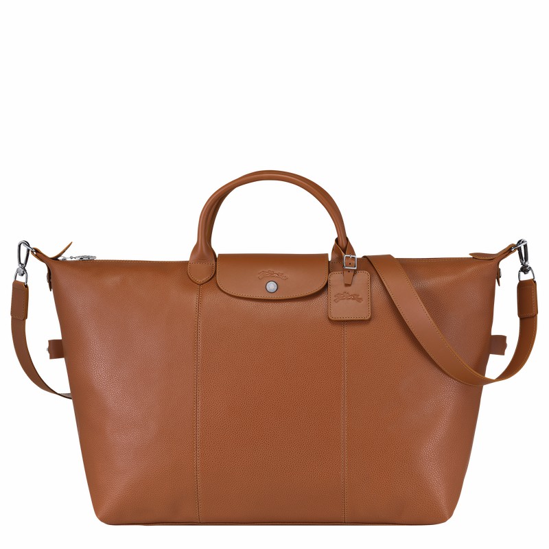 Longchamp Le FOULONNÉ S Reiseveske Dame Caramel Norge | L1624021F72