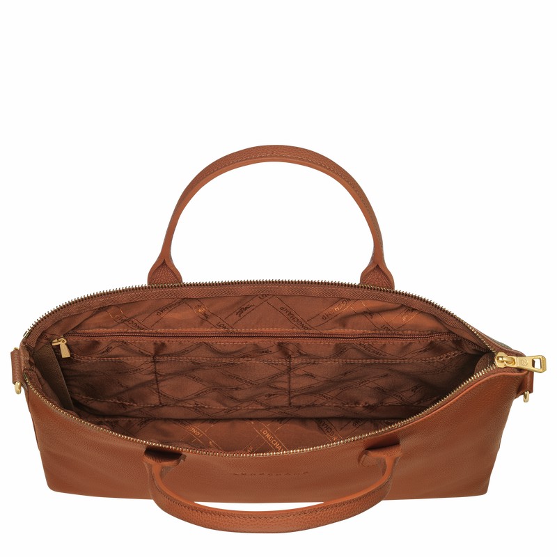 Longchamp Le FOULONNÉ S Stresskoffert Dame Caramel Norge | 20032021121