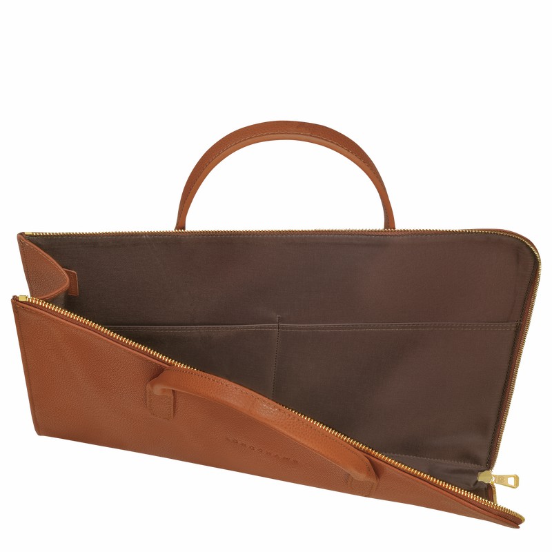 Longchamp Le FOULONNÉ S Stresskoffert Dame Caramel Norge | L2115021121