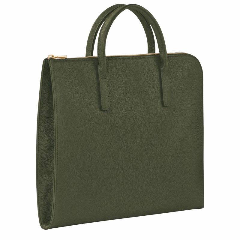 Longchamp Le FOULONNÉ S Stresskoffert Herre Khaki Norge | L2115021892-