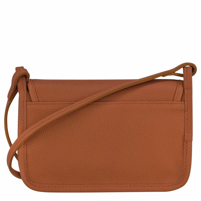 Longchamp Le FOULONNÉ XS Clutch Dame Caramel Norge | 10133021121