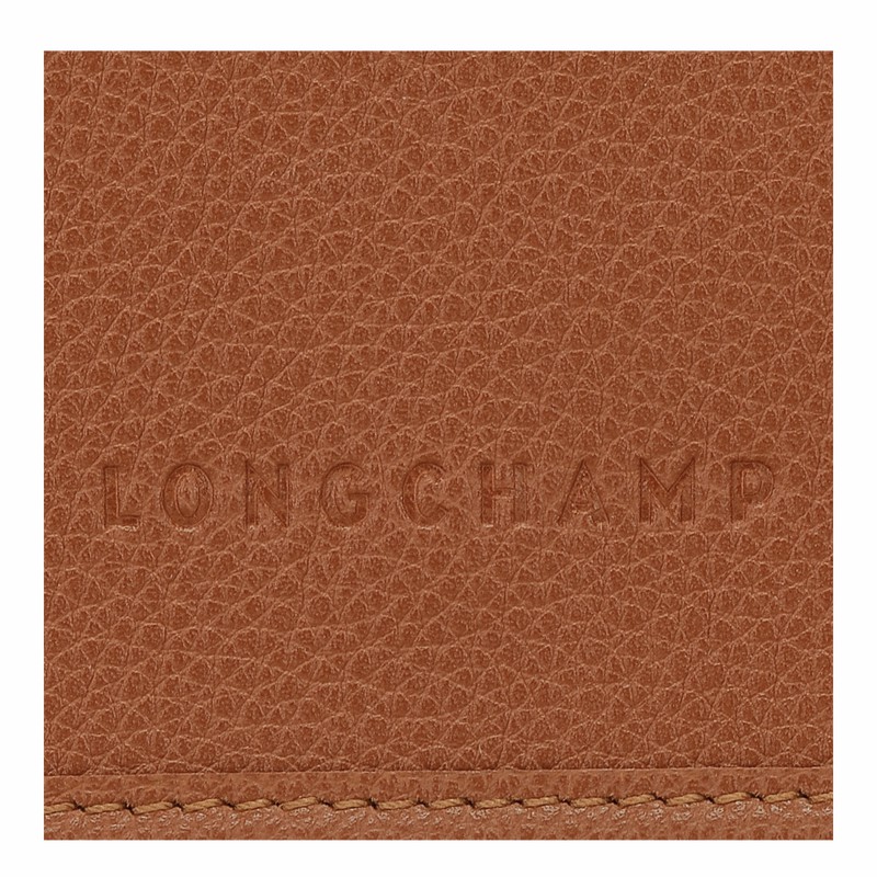 Longchamp Le FOULONNÉ XS Clutch Dame Caramel Norge | 10133021121