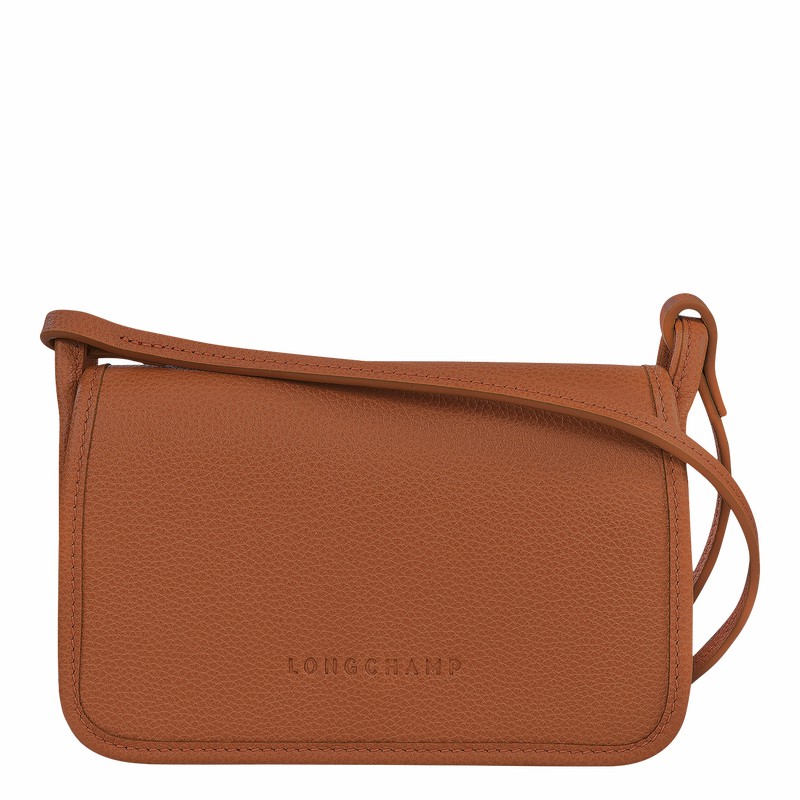 Longchamp Le FOULONNÉ XS Clutch Dame Caramel Norge | 10133021121