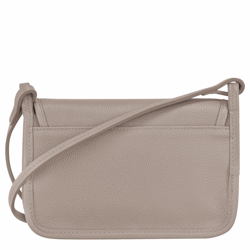 Longchamp Le FOULONNÉ XS Clutch Dame Grå Norge | 10133021P55