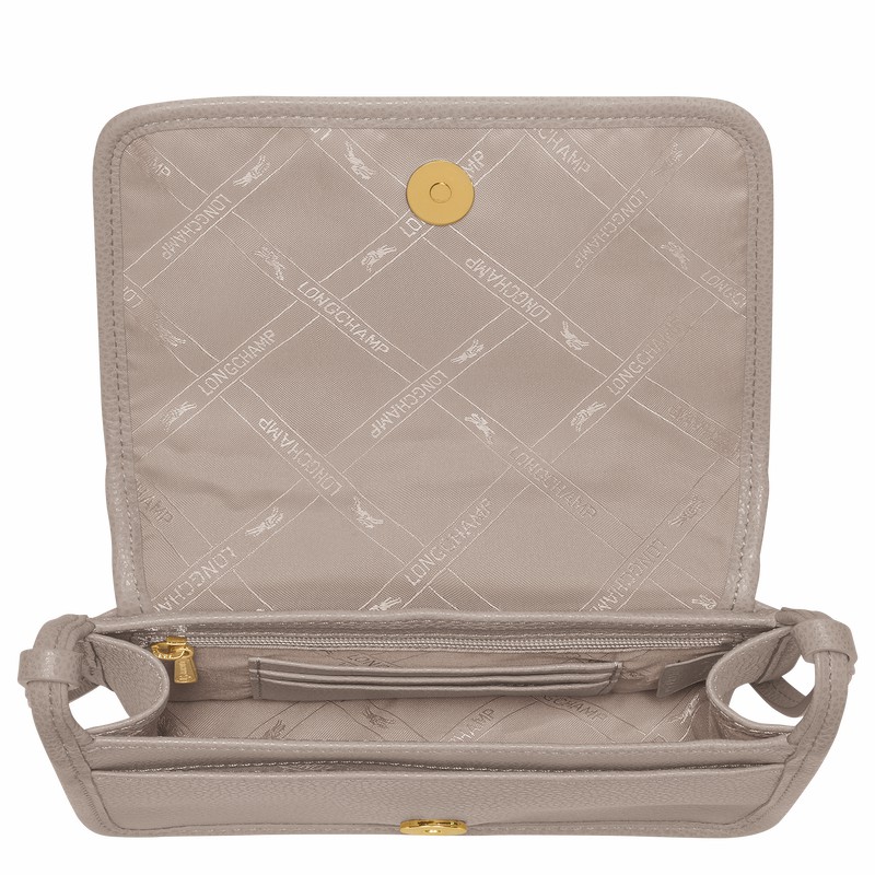 Longchamp Le FOULONNÉ XS Clutch Dame Grå Norge | 10133021P55