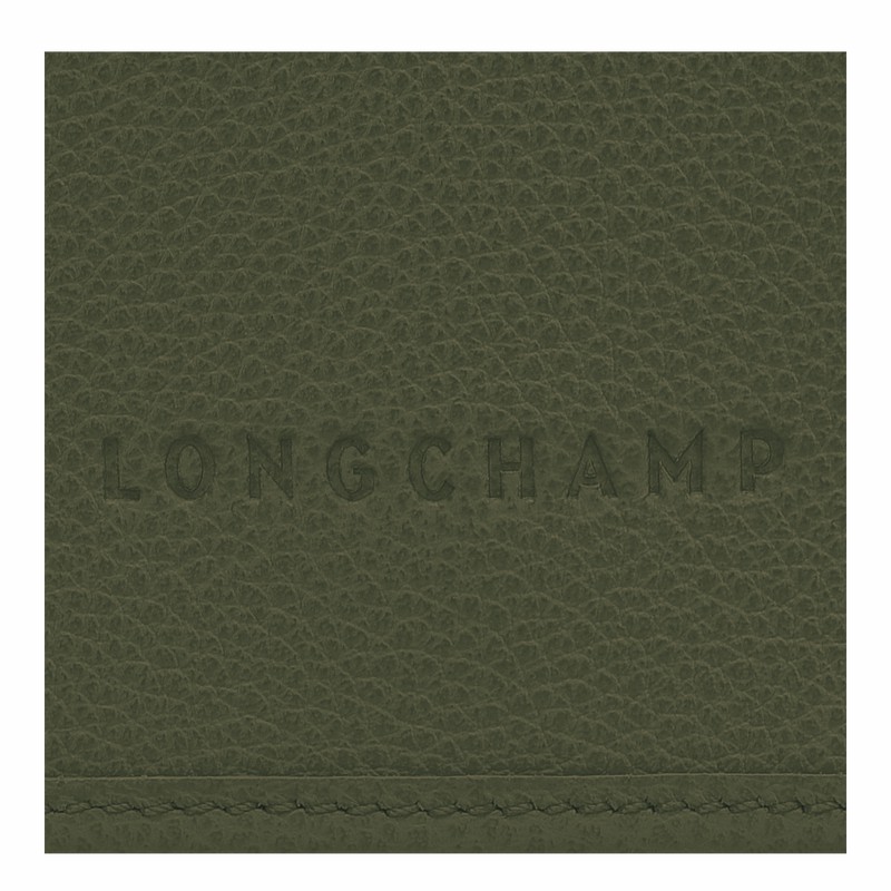 Longchamp Le FOULONNÉ XS Clutch Dame Khaki Norge | 10133021892