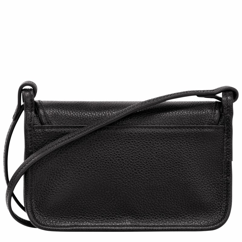 Longchamp Le FOULONNÉ XS Clutch Dame Svarte Norge | 10133021001