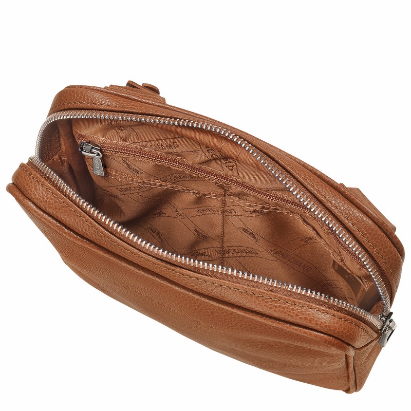 Longchamp Le FOULONNÉ XS Crossbody Veske Dame Caramel Norge | L1712021F72