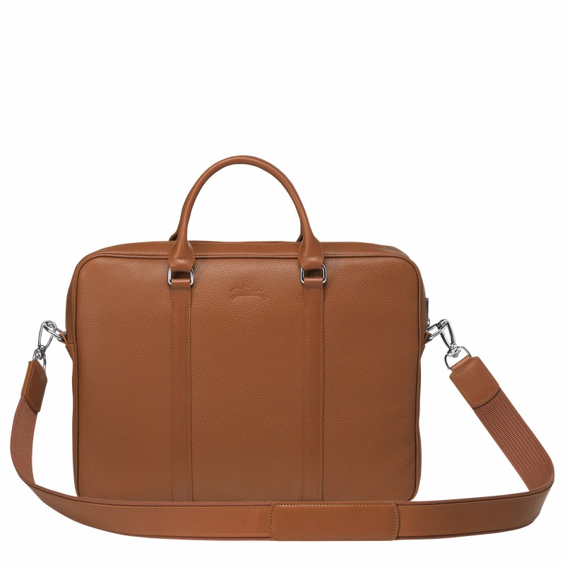 Longchamp Le FOULONNÉ XS Stresskoffert Dame Caramel Norge | L2121021F72