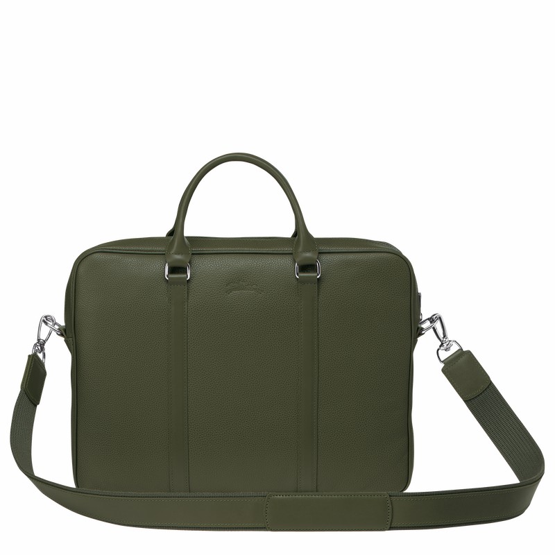 Longchamp Le FOULONNÉ XS Stresskoffert Dame Khaki Norge | L2121021A23