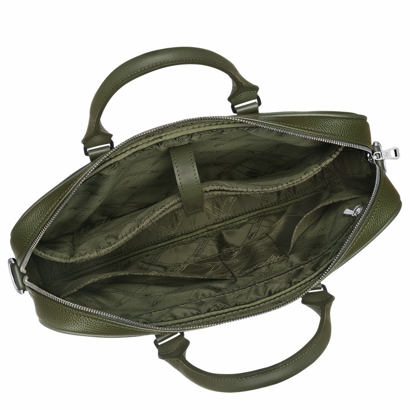 Longchamp Le FOULONNÉ XS Stresskoffert Dame Khaki Norge | L2121021A23