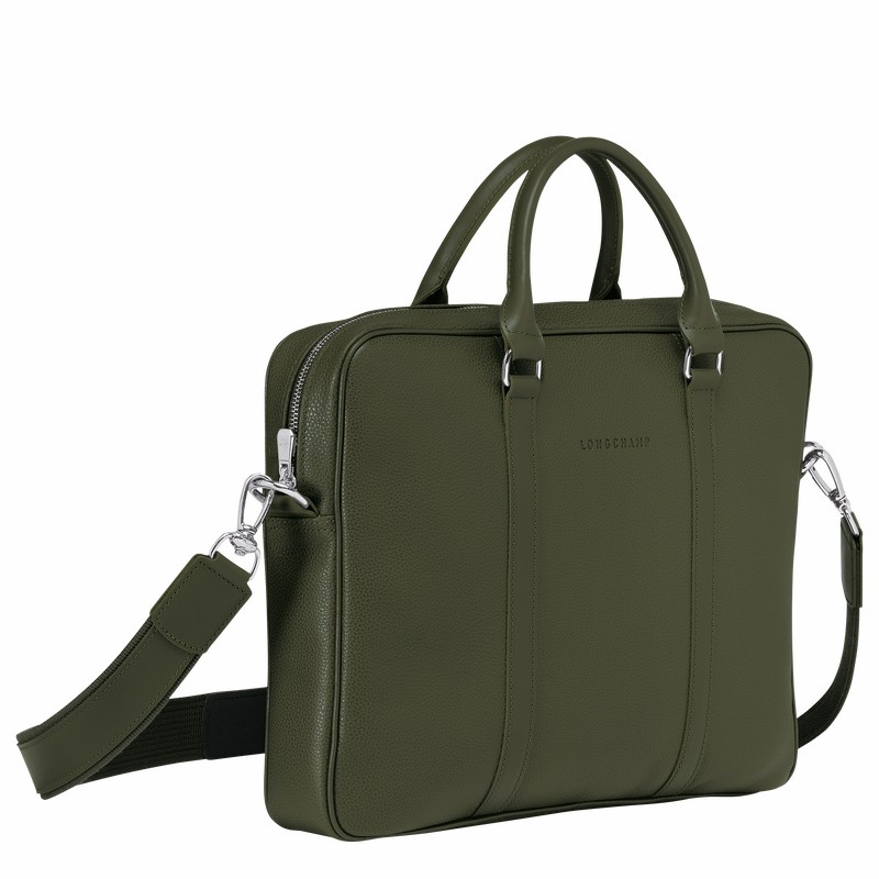 Longchamp Le FOULONNÉ XS Stresskoffert Herre Khaki Norge | L2121021A23-