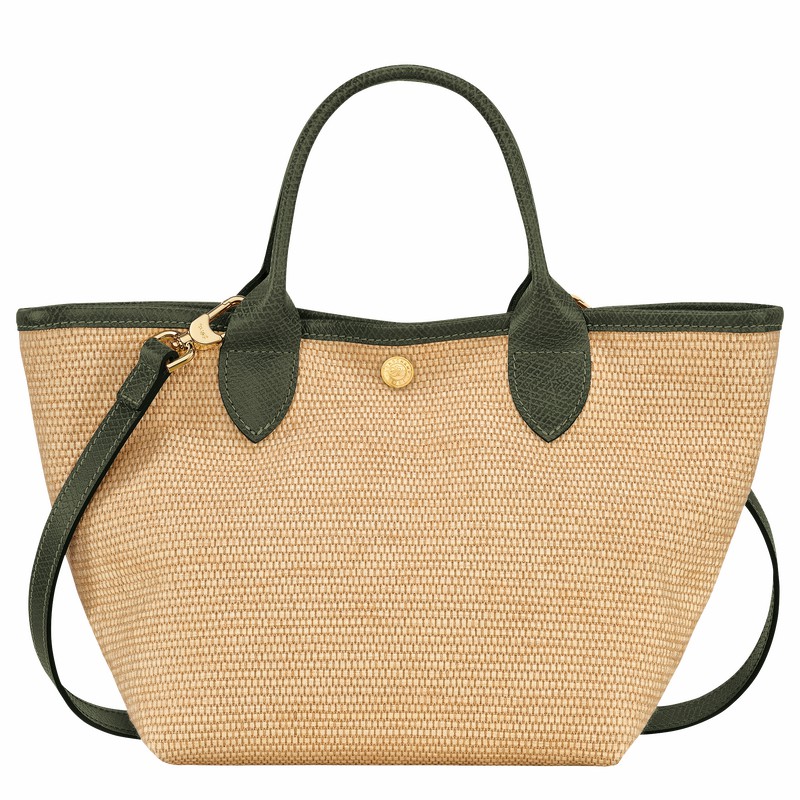 Longchamp Le Panier Pliage S Håndveske Dame Khaki Norge | 10144HZB292