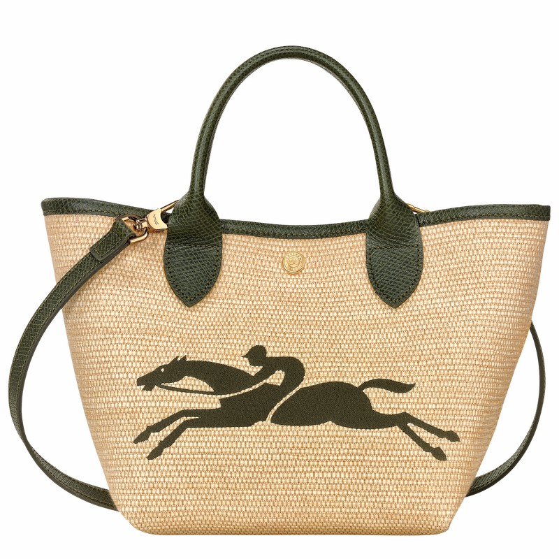 Longchamp Le Panier Pliage S Håndveske Dame Khaki Norge | 10144HZB292