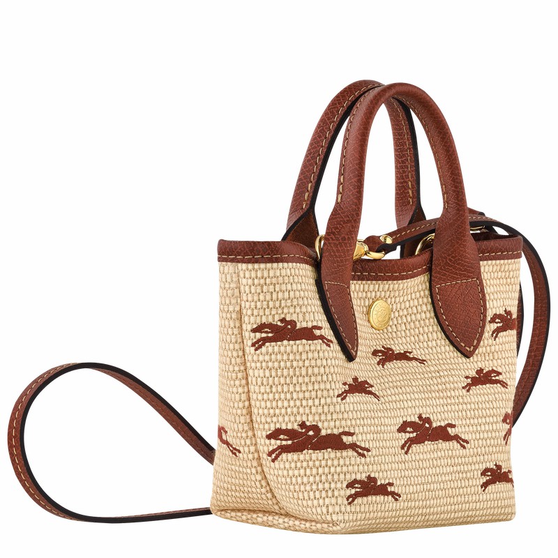 Longchamp Le Panier Pliage XS Håndveske Dame Brune Norge | 10206HCF035