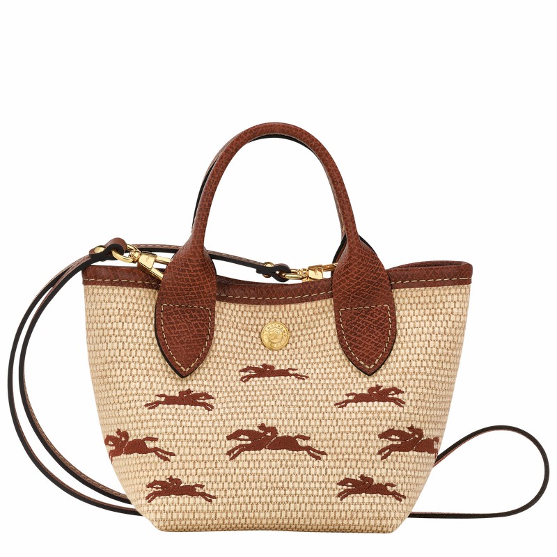 Longchamp Le Panier Pliage XS Håndveske Dame Brune Norge | 10206HCF035