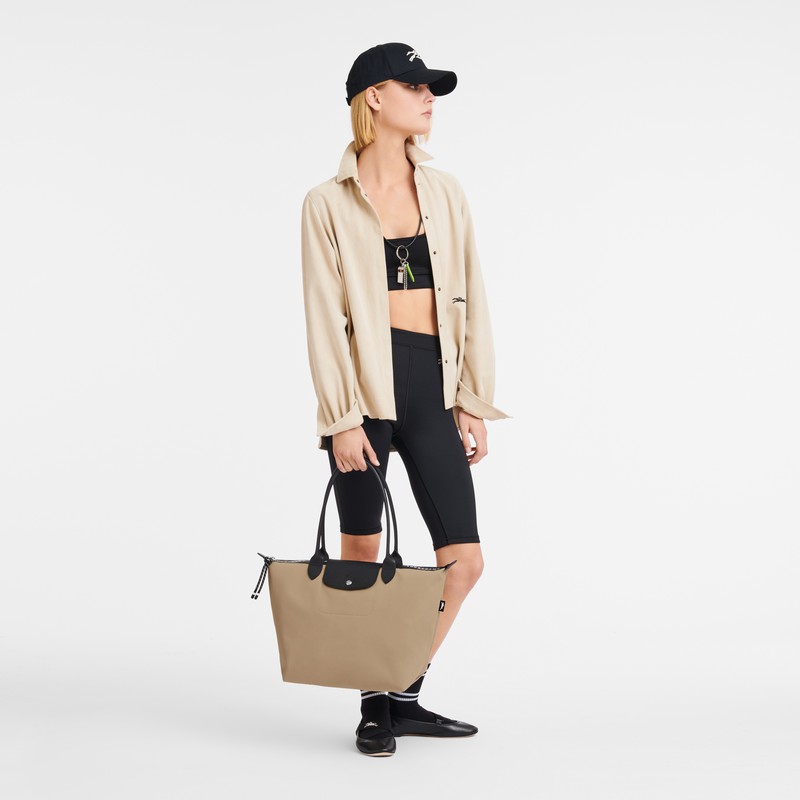 Longchamp Le Pliage Energy L Tote Veske Dame Grå Norge | L1899HSR299