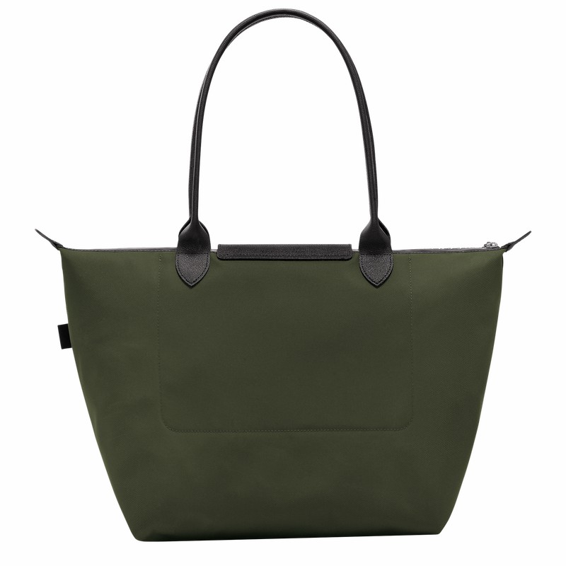 Longchamp Le Pliage Energy L Tote Veske Dame Khaki Norge | L1899HSR892