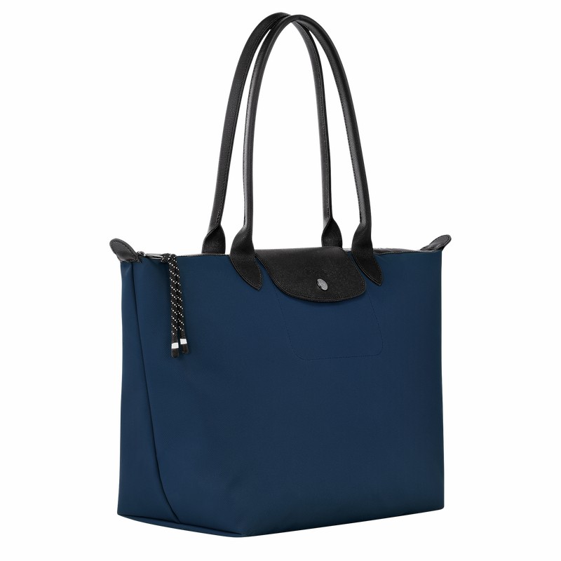 Longchamp Le Pliage Energy L Tote Veske Dame Marineblå Norge | L1899HSR006