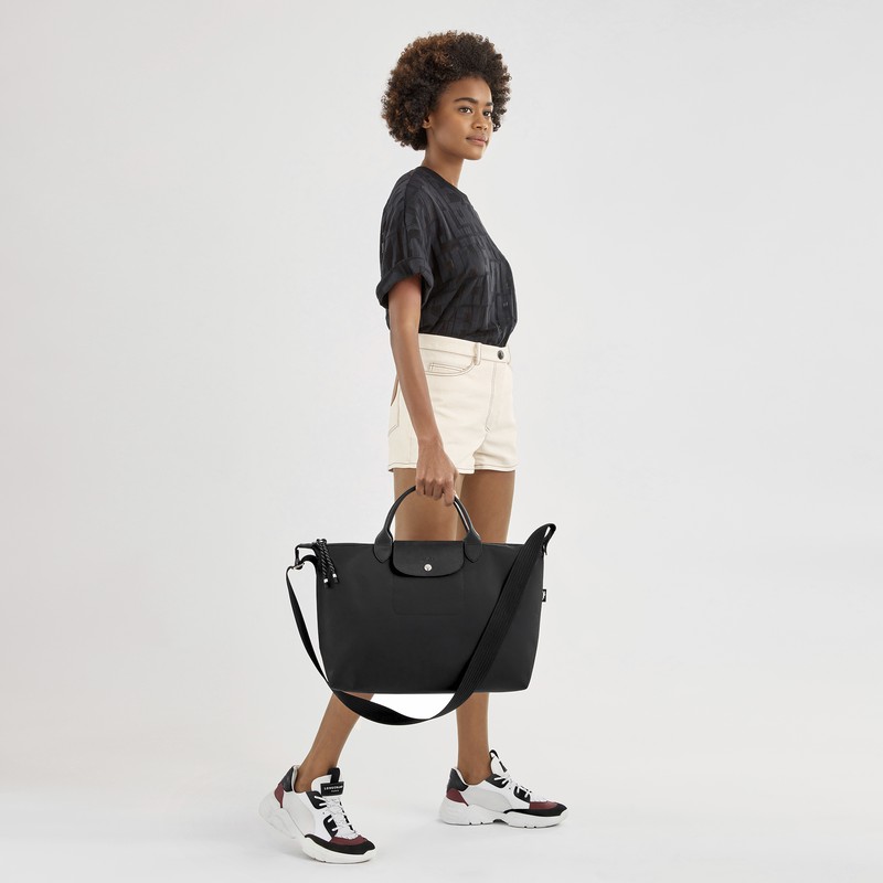 Longchamp Le Pliage Energy XL Håndveske Dame Svarte Norge | L1630HSR001