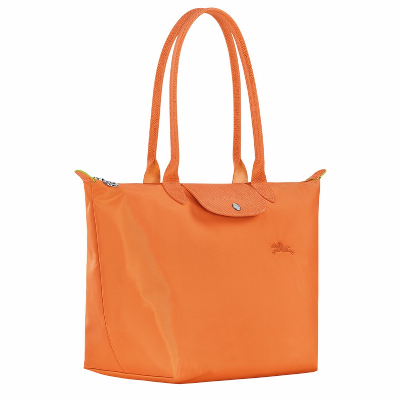 Longchamp Le Pliage Green L Tote Veske Dame Oransje Norge | L1899919P54