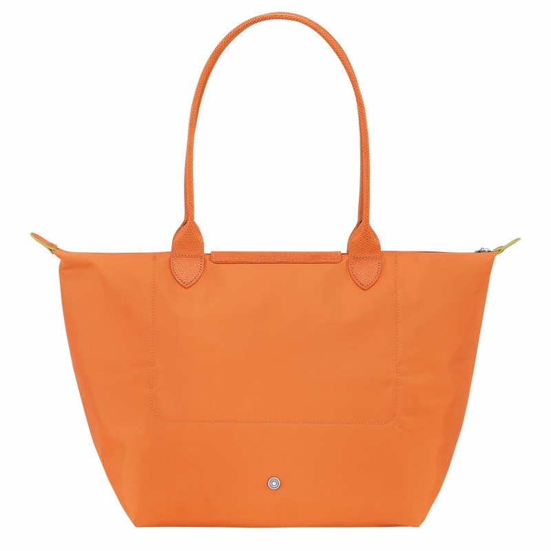 Longchamp Le Pliage Green L Tote Veske Dame Oransje Norge | L1899919P54