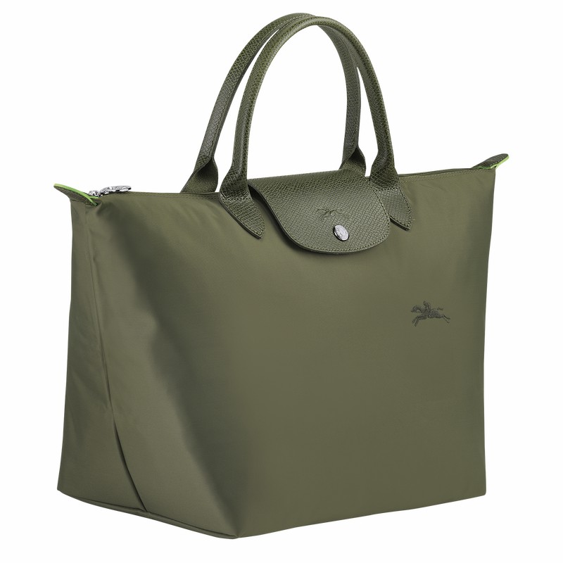 Longchamp Le Pliage Green M Håndveske Dame Grønn Norge | L1623919479