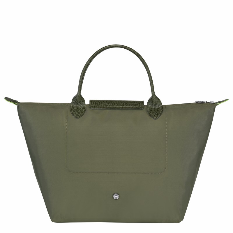 Longchamp Le Pliage Green M Håndveske Dame Grønn Norge | L1623919479