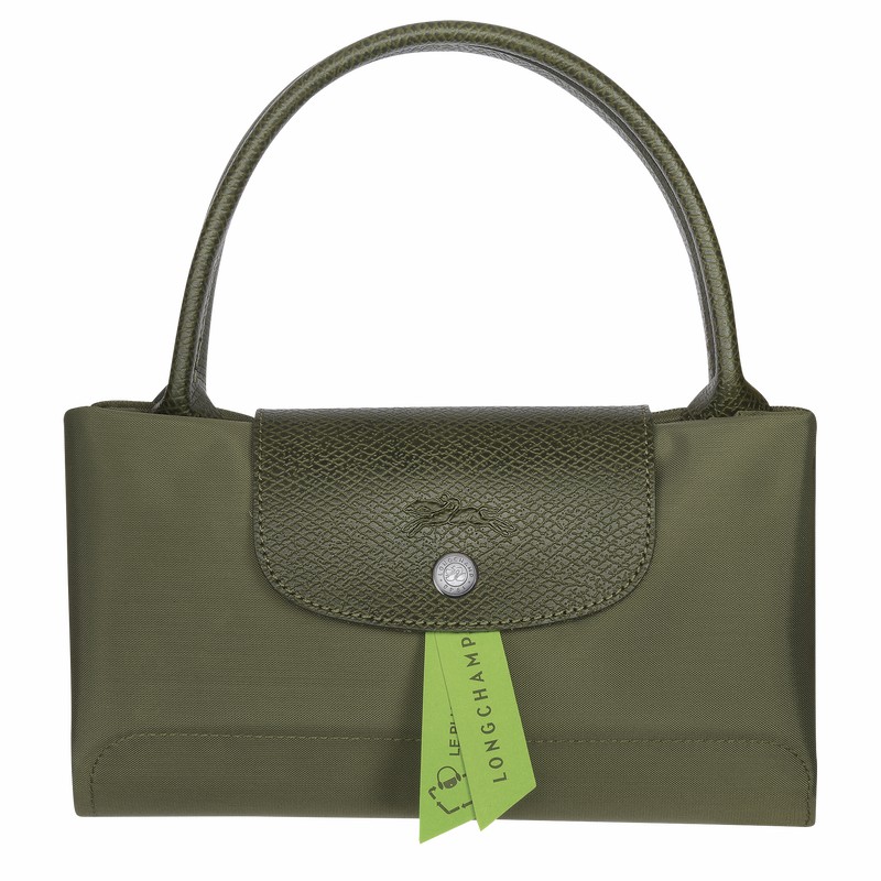 Longchamp Le Pliage Green M Håndveske Dame Grønn Norge | L1623919479