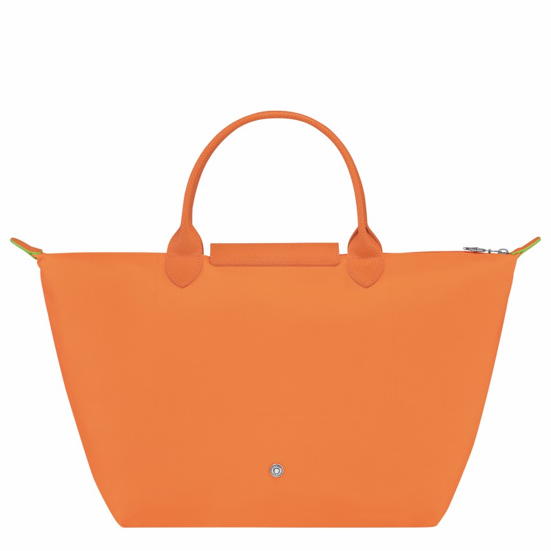 Longchamp Le Pliage Green M Håndveske Dame Oransje Norge | L1623919P54