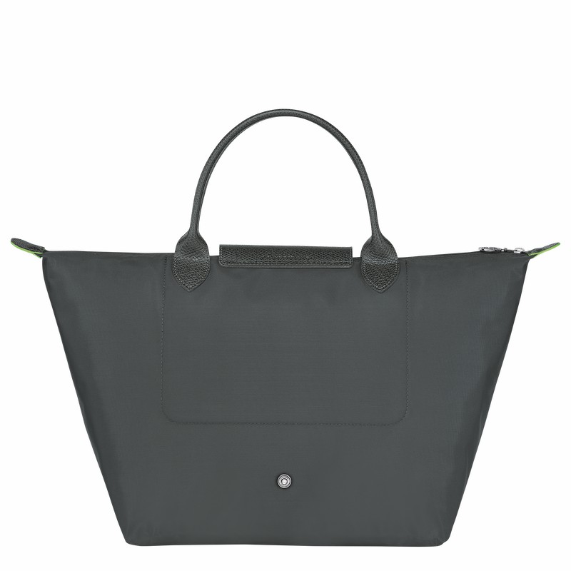 Longchamp Le Pliage Green M Håndveske Dame Dyp Grå Norge | L1623919P66