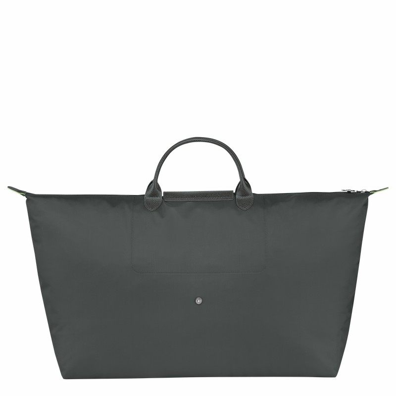 Longchamp Le Pliage Green M Reiseveske Dame Dyp Grå Norge | L1625919P66