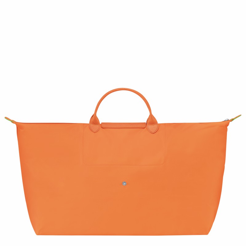 Longchamp Le Pliage Green M Reiseveske Herre Oransje Norge | L1625919P54-