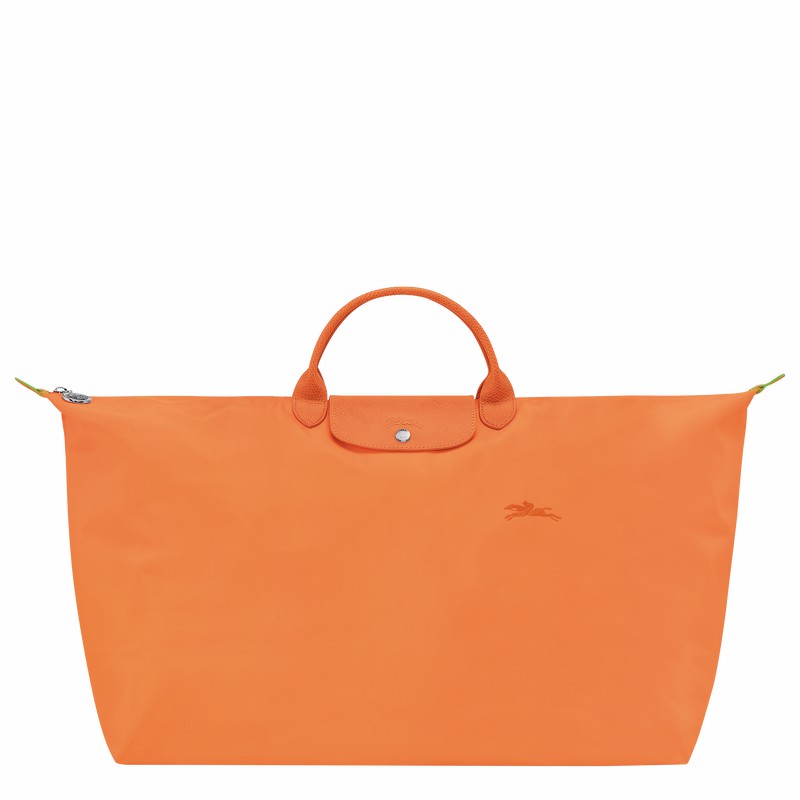 Longchamp Le Pliage Green M Reiseveske Herre Oransje Norge | L1625919P54-