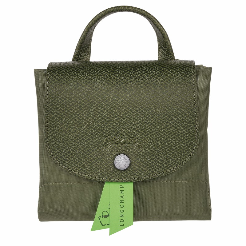 Longchamp Le Pliage Green M Ryggsekker Dame Grønn Norge | L1699919479