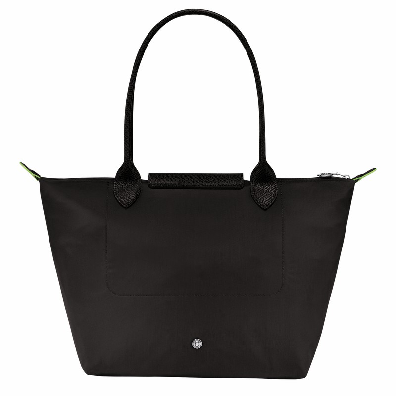 Longchamp Le Pliage Green M Tote Veske Dame Svarte Norge | L2605919001