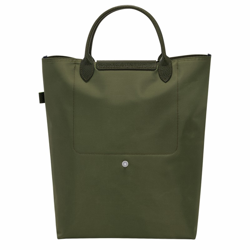 Longchamp Le Pliage Green M Tote Veske Dame Grønn Norge | 10168919479