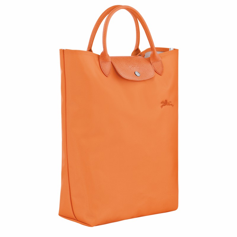 Longchamp Le Pliage Green M Tote Veske Dame Oransje Norge | 10168919P54