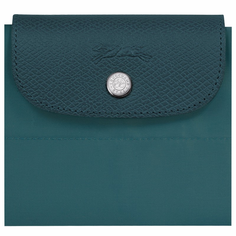 Longchamp Le Pliage Green M Tote Veske Dame Påfugl Norge | 10168919P89