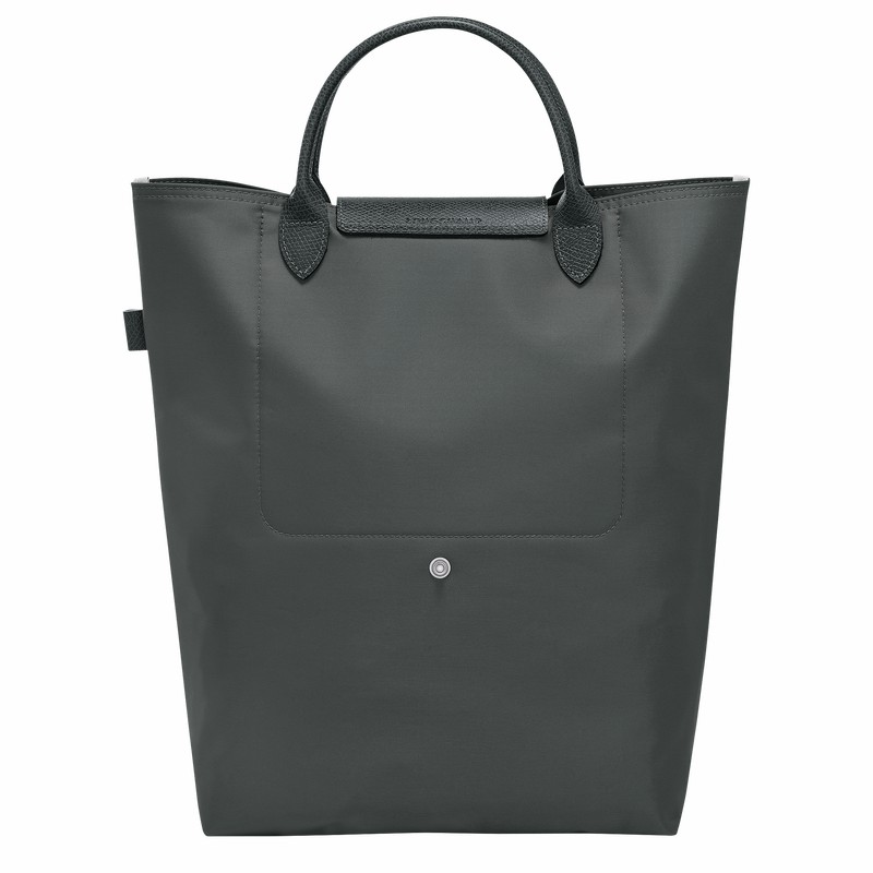 Longchamp Le Pliage Green M Tote Veske Dame Dyp Grå Norge | 10168919P66