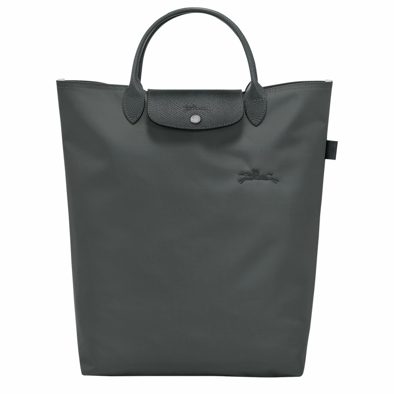 Longchamp Le Pliage Green M Tote Veske Dame Dyp Grå Norge | 10168919P66