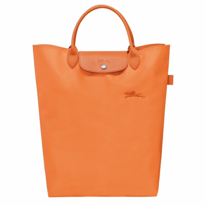 Longchamp Le Pliage Green M Tote Veske Herre Oransje Norge | 10168919P54-