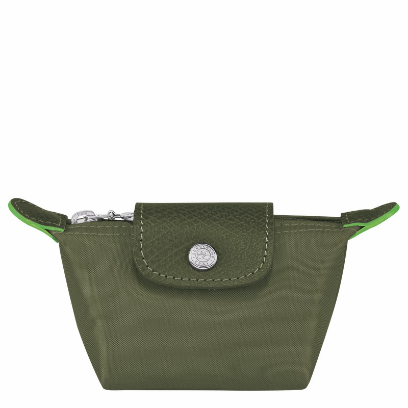 Longchamp Le Pliage Green Myntpung Dame Grønn Norge | 30016919479