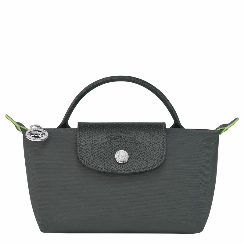 Longchamp Le Pliage Green Pouches Dame Dyp Grå Norge | 34175919P66