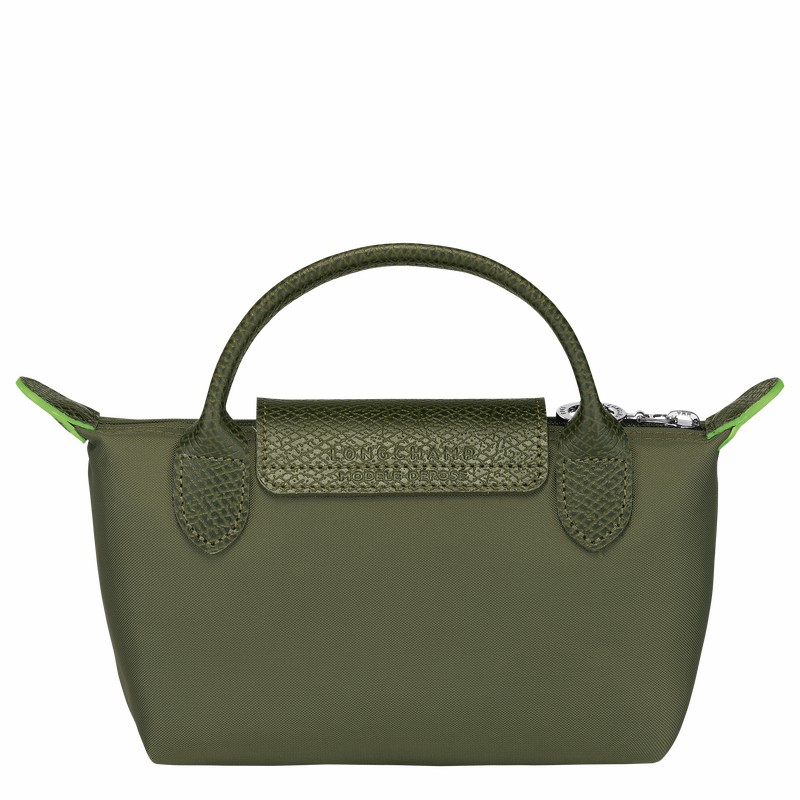 Longchamp Le Pliage Green Pouches Dame Grønn Norge | 34175919479